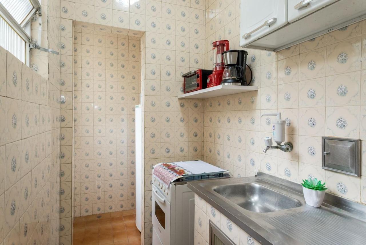 Conforto E Relax, Caminhando Para A Praia De Copacabana, Quarto E Sala, Completo, Com Wi Fi, Cozinha, Ar Condicionado Rio de Janeiro Buitenkant foto